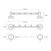 Kép 2/2 - SAPHO BEMETA OMEGA Fogas, 415x55x70mm, króm (104105112) (XR214)