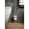 Kép 2/3 - SAPHO BEMETA NEO Fali WC kefetartó, üveg, fehér kefe, 115x360x130mm, inox/matt (104113015) (XS301)