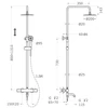 Kép 2/2 - TEKA Manacor Termosztátos zuhanyrendszer forgatható kifolyócsővel króm 841480200