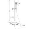 Kép 2/2 - TEKA Soller Termosztátos szett króm 852020220