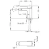 Kép 2/2 - TEKA Soller bide csaptelep króm 856261200