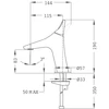 Kép 2/2 - TEKA Sense mosdó csaptelep M króm 913460200