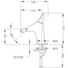 Kép 2/2 - TEKA Sense bide csaptelep króm 916260200