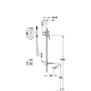 Kép 2/2 - Tres Cuadro-Tres falba építhető egykaros kádkifolyós zuhanyrendszer Rapid-Box 00628006