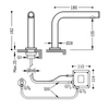 Kép 2/2 - Tres Max-Tres Touch-Tres elektronikus mosdócsaptelep kevert vízhez 06144701