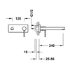 Kép 2/2 - Tres Max-Tres falba építhető egykaros csaptelep 240 mm-es kifolyóval 06230012