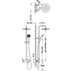 Kép 2/2 - Tres Lex-Tres falon kívüli egykaros zuhanyrendszer 08119703