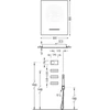 Kép 2/2 - Tres Shower Technology falba építhető elektronikus termosztátos zuhanyrendszer 09286404