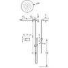 Kép 2/2 - Tres Shower Technology falba építhető elektronikus termosztátos zuhanyrendszer 09286565