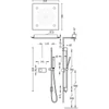 Kép 2/2 - Tres Shower Technology falba építhető elektronikus termosztátos zuhanyrendszer CHROMOTHERAPY 09286585