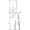 Kép 2/2 - Tres Shower Technology falba építhető elektronikus termosztátos zuhanyrendszer 09288302