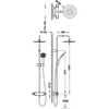 Kép 2/2 - Tres falon kívüli termosztátos zuhanyrendszer 18138502