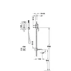 Kép 2/2 - Tres Slim Exclusive falba építhető 2 utas, egykaros keverőcsaptelep kádtöltővel, zuhanyszettel 20228007