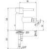 Kép 2/2 - Tres Alplus egykaros bidécsaptelep 20312003