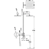 Kép 2/2 - Tres Class-Tres falba építhető zuhanyrendszer Rapid-Box 20528004