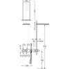 Kép 2/2 - Tres Loft Colors termosztátos falba építhető zuhanyrendszer fekete-króm 20735202NE