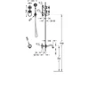 Kép 2/2 - Tres-Clasic falba építhető termosztátos zuhanyszett kádkifolyóval 24235201