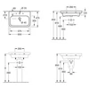 Kép 2/2 - Villeroy & Boch Architectura 65x47 cm mosdó 4188 65 01 (41886501)