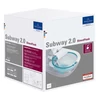 Kép 1/7 - Villeroy & Boch Subway 2.0 fali wc, perem nélküli DirectFlush kombipack, ülőkével 5614R201