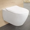 Kép 2/7 - Villeroy & Boch Subway 2.0 fali wc, perem nélküli DirectFlush kombipack, ülőkével 5614R201