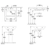 Kép 2/2 - Villeroy & Boch Subway 2.0 60x47 cm mosdó 7113 60 01 (71136001)