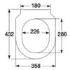 Kép 2/3 - Villeroy & Boch Subway 2.0 wc ülőke, SlimSeat, QuickRelease, SoftClosing 9M78 S1 01 (9M78S101)