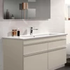 Kép 3/3 - Villeroy & Boch Venticello 120 x 50 cm-es beépíthető mosdó 1 csaplyukkal Stone White CeramicPlus felülettel - 4104CLRW