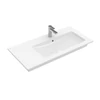 Kép 1/3 - Villeroy & Boch Venticello 100 x 50 cm-es beépíthető mosdó 1 csaplyuk a jobb oldalon Stone White CeramicPlus felülettel - 4134R1RW