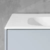 Kép 3/3 - Villeroy & Boch Finion 100 x 50 cm-es beépíthető mosdó 2 csaplyukkal CeramicPlus felülettel túlfolyó nélkül - 4164A1R1