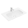 Kép 1/4 - Villeroy & Boch Finion 100 x 50 cm-es beépíthető mosdó 1 csaplyukkal CeramicPlus felülettel túlfolyó nélkül - 4164A2R1