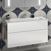 Kép 4/4 - Villeroy & Boch Finion 100 x 50 cm-es beépíthető mosdó 1 csaplyukkal CeramicPlus felülettel túlfolyó nélkül - 4164A2R1
