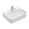 Kép 1/4 - Villeroy & Boch Finion 60 x 47 cm-es mosdó 1 csaplyukkal Stone White CeramicPlus felülettel rejtett ViFlow túlfolyóval - 41686CRW