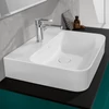 Kép 3/4 - Villeroy & Boch Finion 60 x 47 cm-es mosdó 1 csaplyukkal CeramicPlus felülettel túlfolyó nélkül - 41686LR1