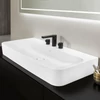 Kép 3/4 - Villeroy & Boch Finion 100 x 47 cm-es mosdó 1 csaplyukkal Stone White CeramicPlus felülettel túlfolyó nélkül - 4168A2RW