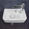 Kép 3/4 - Villeroy & Boch O.Novo 36 x 25 cm-es kézmosó csaplyuk a jobb oldalon CeramicPlus felülettel - 434336R1