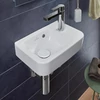 Kép 4/4 - Villeroy & Boch O.Novo 36 x 25 cm-es kézmosó csaplyuk a jobb oldalon CeramicPlus felülettel - 434336R1