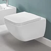 Kép 3/4 - Villeroy & Boch Venticello perem nélküli mélyöblítésű fali wc-csésze Stone White CeramicPlus felülettel - 4611R0RW