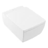 Kép 1/4 - Villeroy & Boch Memento 2.0 perem nélküli mélyöblítésű fali wc Stone White CeramicPlus felülettel - 4633R0RW