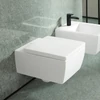 Kép 3/4 - Villeroy & Boch Memento 2.0 perem nélküli mélyöblítésű fali wc Stone White CeramicPlus felülettel - 4633R0RW