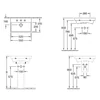 Kép 2/4 - Villeroy & Boch Avento 55 x 37 cm-es kompakt mosdó - 4A005501
