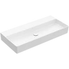 Kép 1/3 - Villeroy & Boch Memento 2.0 100 x 47 cm-es mosdó csaplyuk és túlfolyó nélkül CeramicPlus felülettel - 4A221FR1