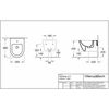 Kép 2/3 - Villeroy & Boch Subway 2.0 35,5 x 48 cm-es cm-es kompakt fali bidé - 54060001