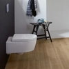 Kép 4/4 - Villeroy & Boch Avento perem nélküli fali wc lassú záródású wc-ülőkével kombi pack Stone White CeramicPlus felülettel - 5656HRRW