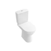 Kép 1/3 - Villeroy & Boch O.Novo mélyöblítésű hátsó kifolyású monoblokkos wc-csésze CeramicPlus felülettel - 566110R1