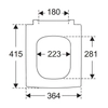 Kép 2/3 - Villeroy & Boch Memento 2.0 lassú záródású wc-ülőke Graphite CeramicPlus felülettel - 8M24S1I4