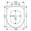 Kép 2/4 - Villeroy & Boch O.Novo wc-ülőke - 9M396101