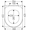 Kép 2/3 - Villeroy & Boch O.Novo wc-ülőke - 9M406101