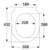 Kép 2/3 - Villeroy & Boch Subway 2.0 lassú záródású SlimSeat wc-ülőke Pergamon CeramicPlus felülettel - 9M78S1R3