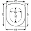 Kép 2/3 - Villeroy & Boch Subway 2.0 lassú záródású wc-ülőke - 9M86S101