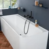 Kép 3/3 - Villeroy & Boch Collaro sarokba építhető 1800 x 800 mm-es balos akril kád Chrome - UBA180COR9CL00VD01